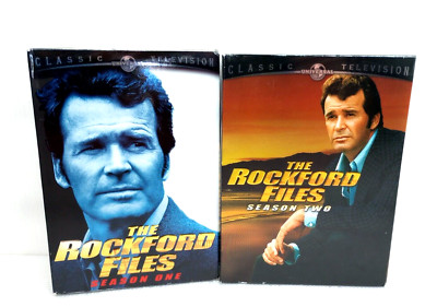 Rockford Files SSN 1 & 2 James Garner Detective TV Series Box Set Bundle Lot VG+