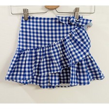 Cat  Jack Gingham Ruffle Skirt Girls Size S