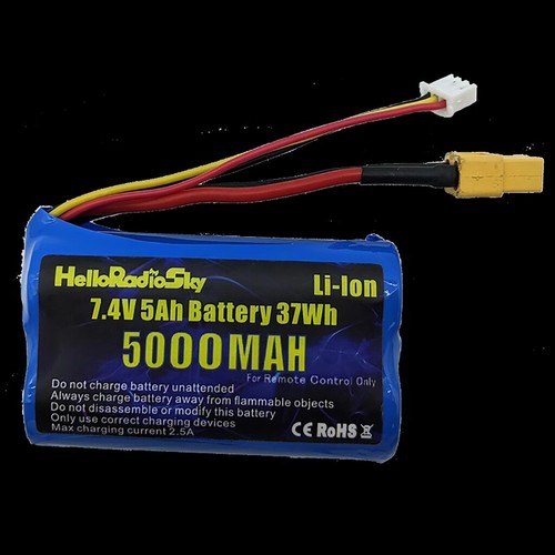 (HelloRadio) Remote Control Battery 2S 7.4V 5000MAH Full Capacity 21700 Cells - Picture 3 of 3