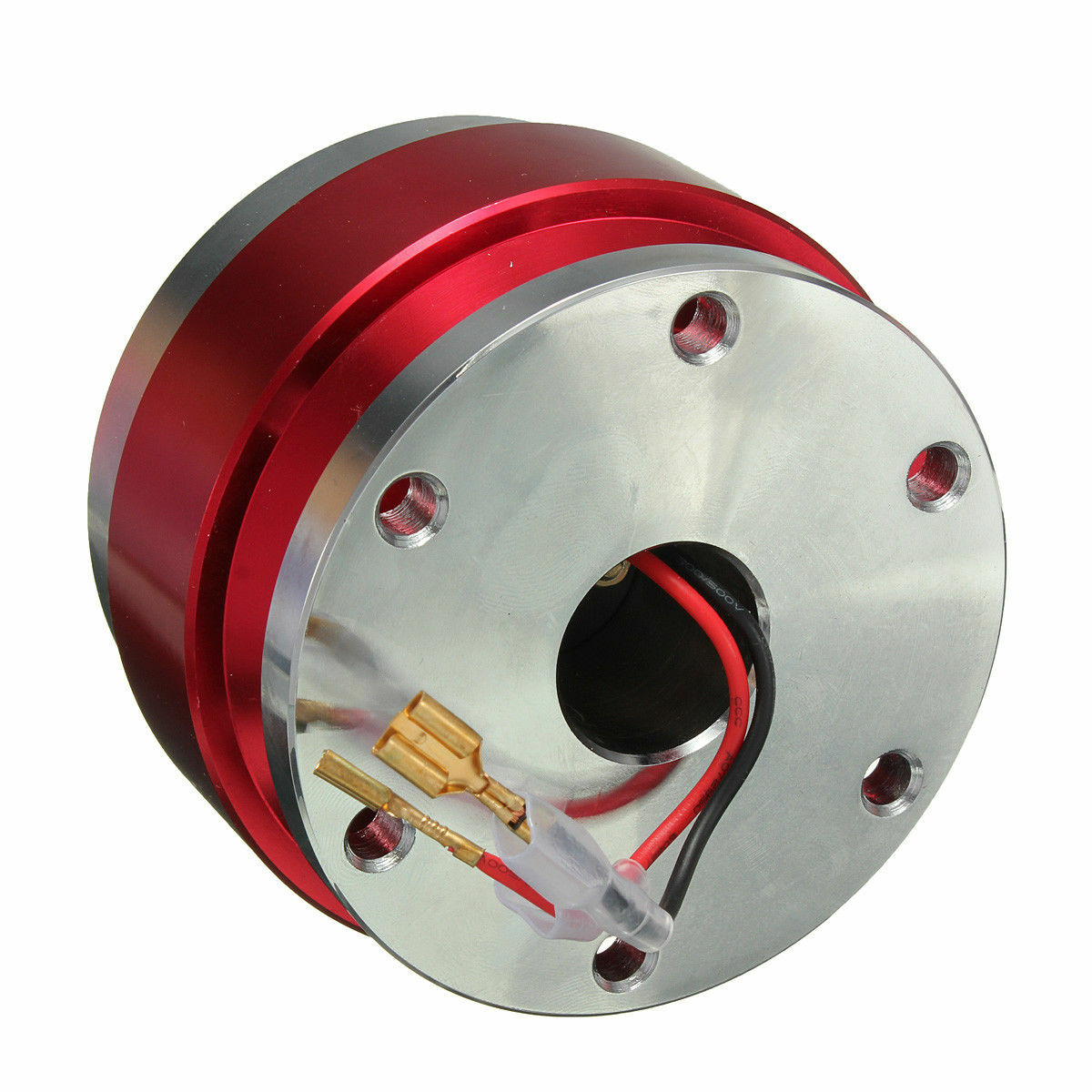 2.36" Ball Bearing Detachable Red Steering Wheel Quick Release Hub For