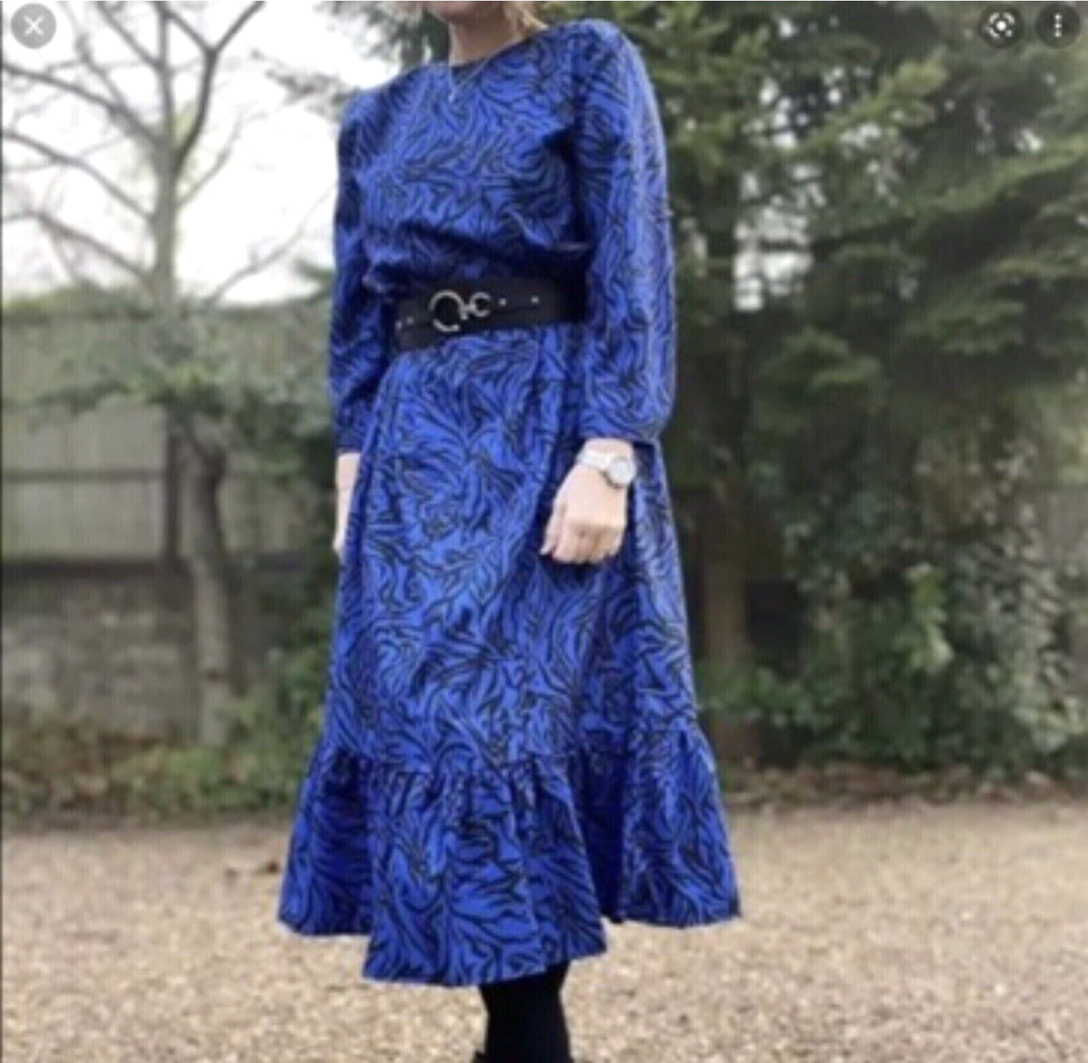 ZARA Navy Dark Blue Black Animal Zebra Print Smock Midi Maxi Dress Size M 12 14 | eBay ZARA Navy Dark Blue Black Animal Zebra Print Smock Midi Maxi Dress Size M 12 14 | eBay