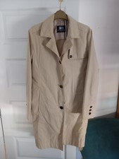 Beige Frank Eden Lined Summer Coat
