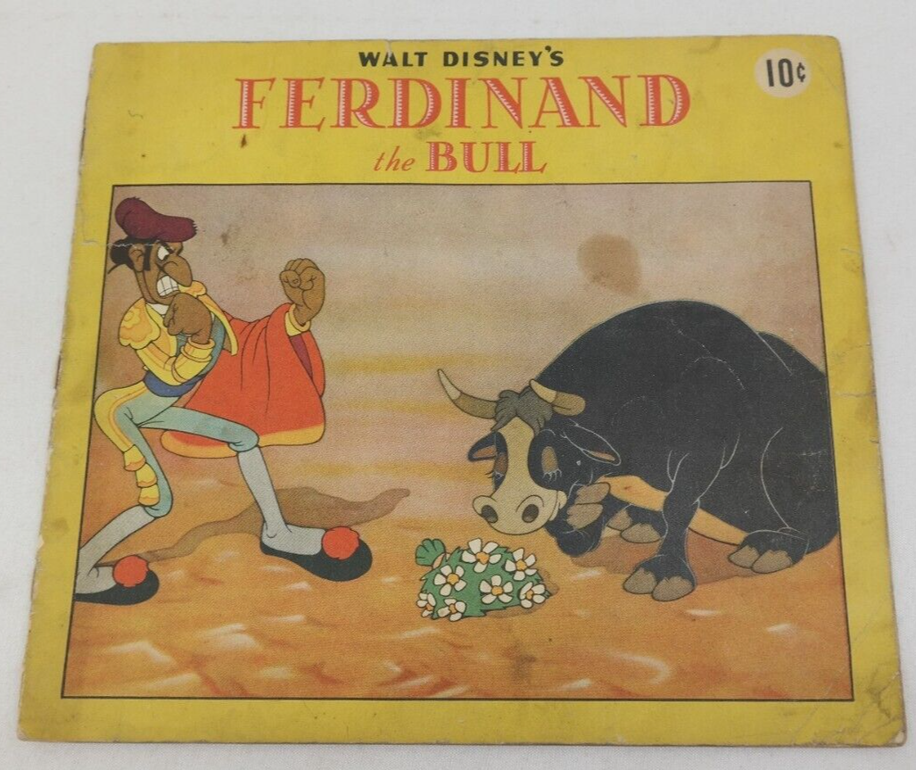 Walt Disney's Ferdinand The Bull 10 Cent 1938 Paperback Book S1