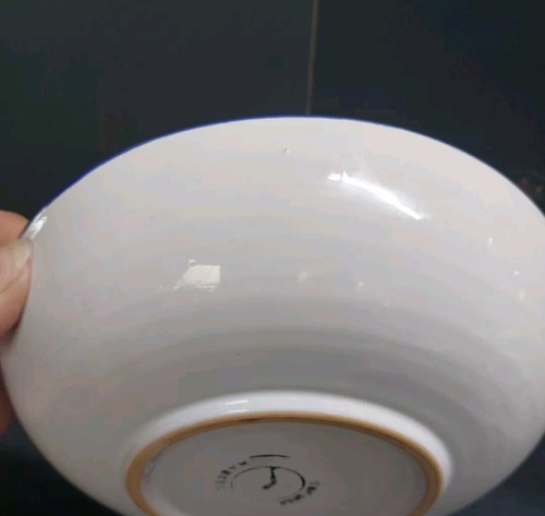 Tunisia Pottery Stoneware Bowl Hand Painted 20cm VGC Ref#19 - Picture 11 of 17