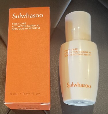 SULWHASOO FIRST CARE ACTIVATING SERUM VI 0.27 Oz / 8 ml NEW TRAVEL SIZE!!!