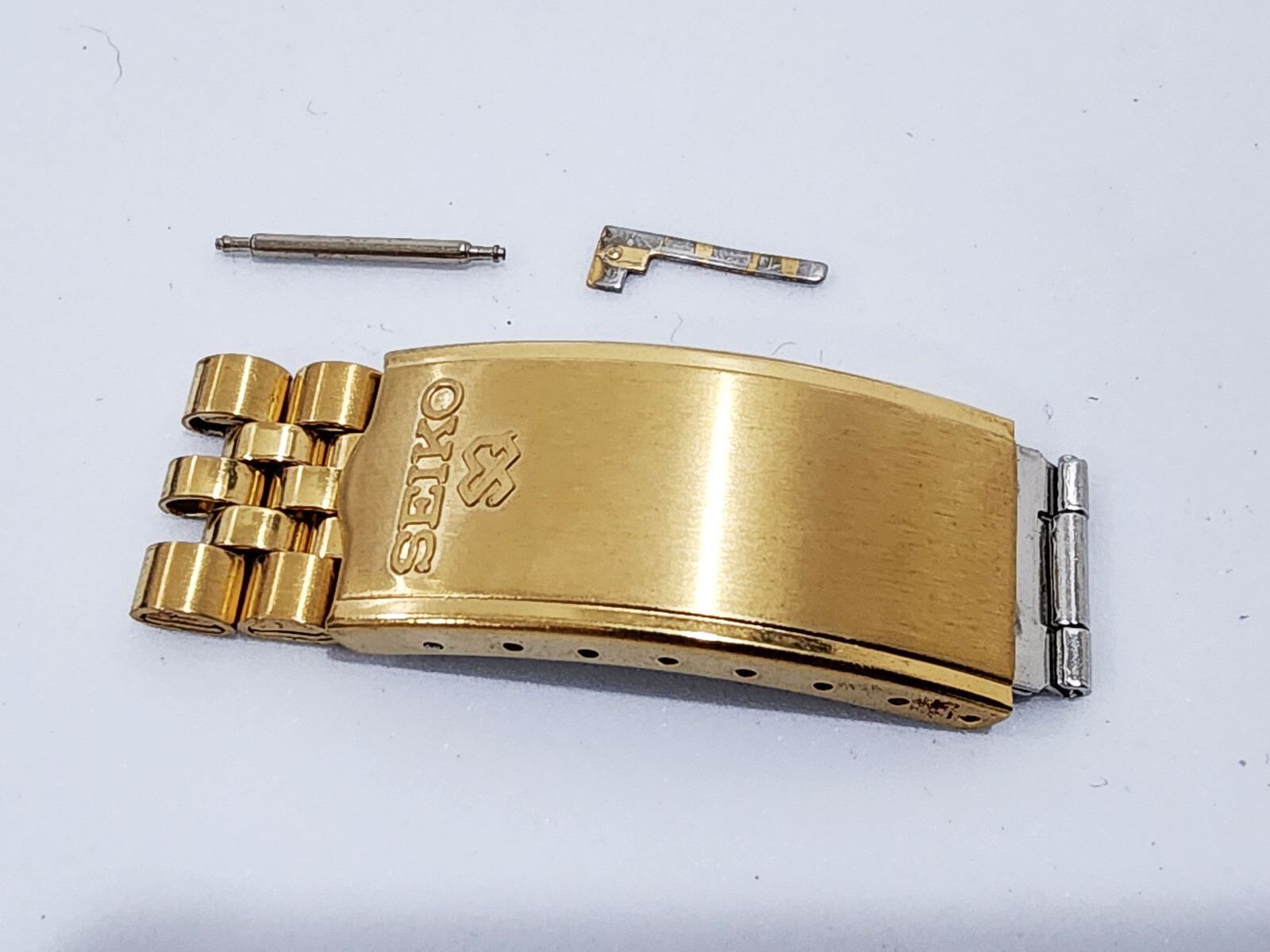 Gold Seiko Buckle 16mm Nos Vintage Seiko Brushed Gold Finish 16mm