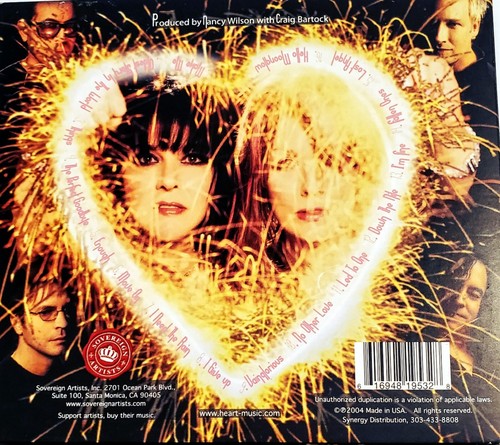 Heart-Jupiters Darling CD, 2005 Sovereign Artists EXC/NM! - Picture 5 of 5
