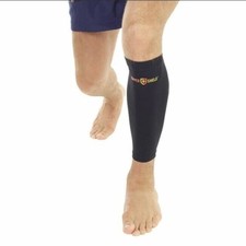Calf Support brace Compression Sleeve Leg Shin Splints Copper Shield
