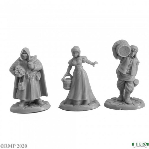 TOWNSFOLK III Reaper Miniatures Dark 