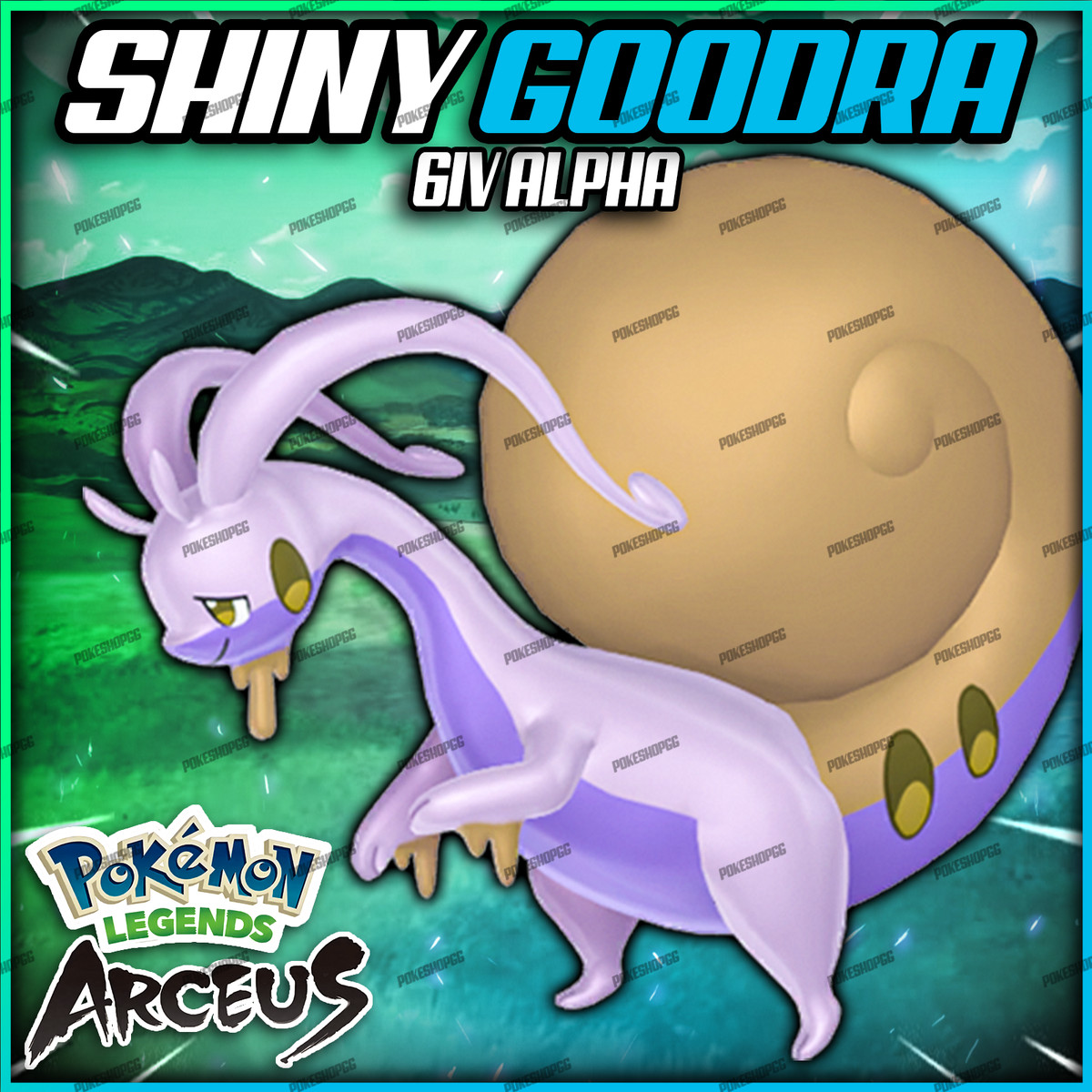 Shiny Goodra Alpha Best Stats // Pokemon Legends: Arceus 