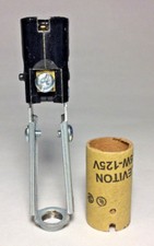 LEVITON Candelabra Bulb Chandelier Lamp Candle Socket UL Adjustable 3 1/4-4 3/4"