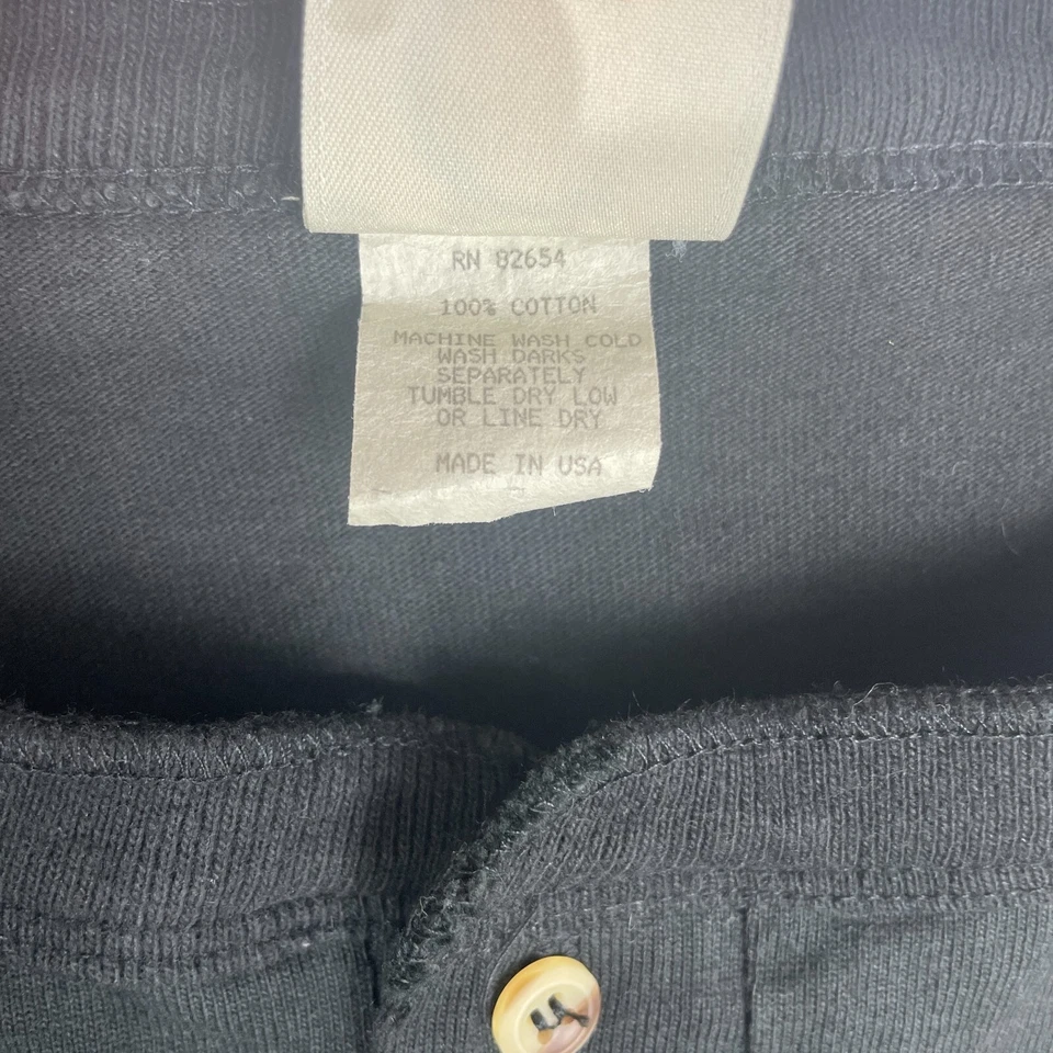 Винтажная рубашка 90-х York College в клетку с вышивкой Henley размер XL 100% хлопок США - Изображение 4 из 4