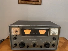 Vintage Hammarlund HQ-110 Tube Radio HAM Receiver  READ..