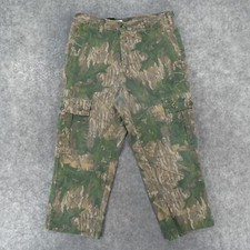 Vintage Mossy Oaks Pants Mens Small 32x25 Cargo Camouflage Made in USA
