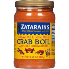 Zatarain's Kosher Crawfish, Shrimp  Crab Boil, 4.5 lb Jar