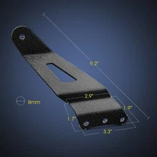 Nilight 50/52/54" Curved LED Light Bar Mount Brackets for 99-06 Chevy Silverado