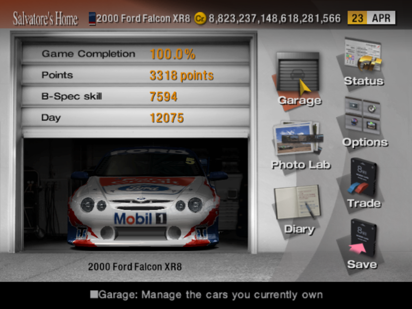 Gran Turismo 4 GT4 Save PS2 Memory Card Unlocked 100% Completed