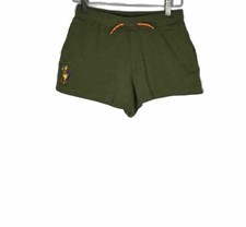 Ralph Lauren Girls Big Pony Spa Terry Shorts Size XL/16 Color Green