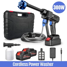 Electric Hight Pressure Washer 48V 300W Portable Car Washing Machine Set 12kmAh
