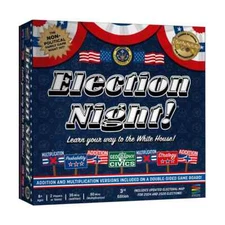 Brand New/Sealed - Semper Smart Games Election Night! - Ages 8+ | 2+ players