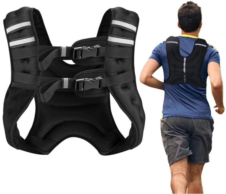 Chaleco Con Peso Ajustable Para Hombre Entrenamiento De Fuerza Correr , 12lbs US