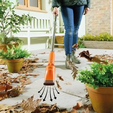 Cordless Turbo Leaf Blower with Extension Pole USB Rechargeable 20min, Air Broom