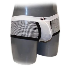 Boxer shorts mesh with glittering fibers (L)