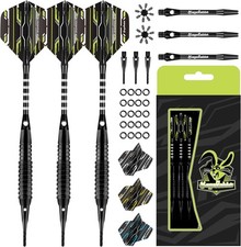 Darts Plastic tip,Soft Tip Darts Set 3pack 18g with Extra Tip,Dart Flights and