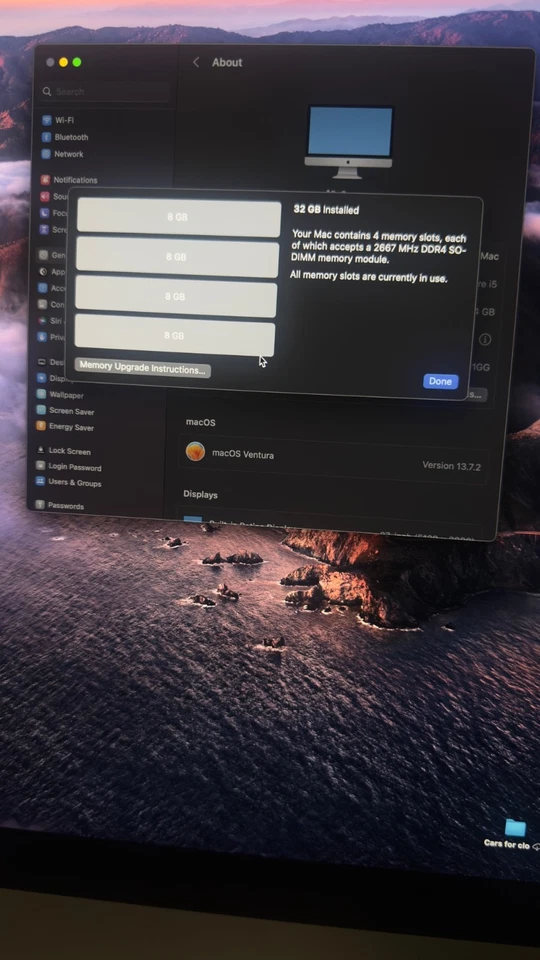 Apple iMac 27" Desktop with 5K Retina Display, 3.4GHz, MNEA2LL/A - (June, 2017) - Image 4 of 4