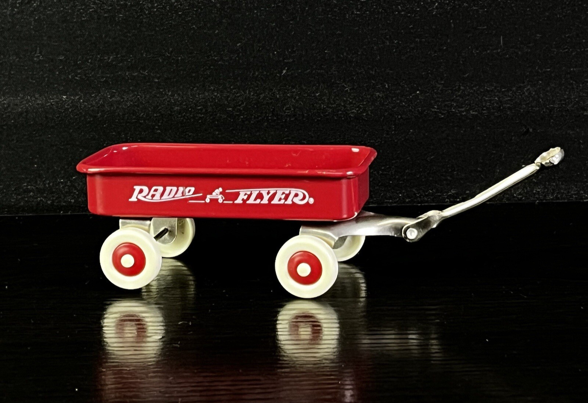 Vintage Red Mini Radio Flyer Wagon Toy | eBay