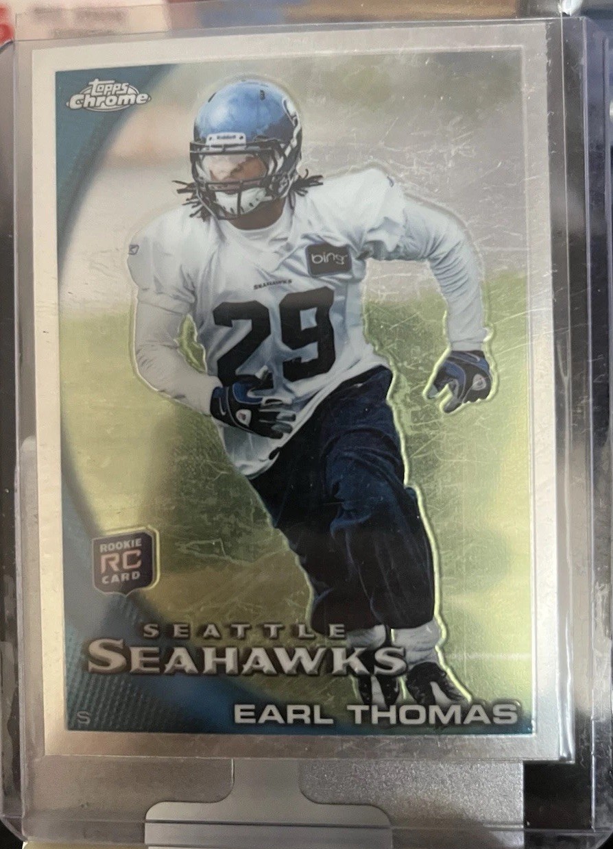2010 Topps chrome Earl Thomas #C135 (RC)