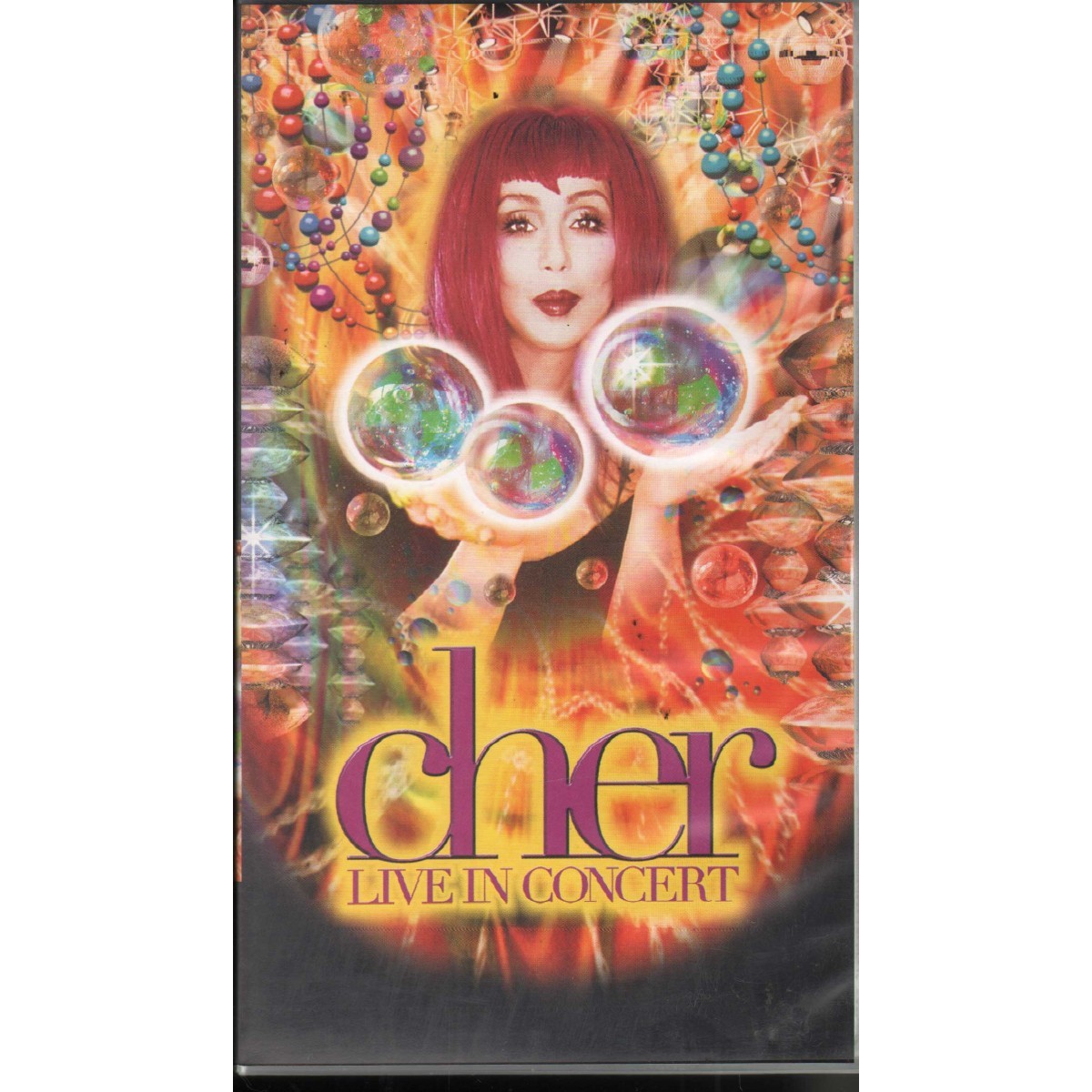 Cher VHS Live In Concert Warner Music Vision - 8573801773 New