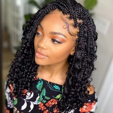 Colorful Queen Goddess Braids Crochet Hair 10 Inch Bohemian Braids Crochet Hair