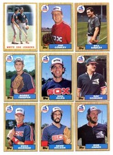Lot Of (17) 1987 Topps Baseball Cards - Chicago White Sox