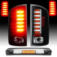 LED Tail Light Assembly 3rd Third Brake Cargo With 3rd Brake Light Clear Lens