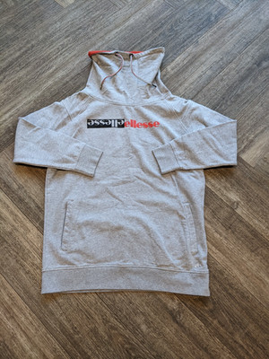Ellesse grauer Pullover mit Trichterkragen Herren Medium Sportswear Activewear