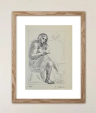 Pablo Picasso, Original Signed Print with COA and $3,500 Appraisal.*