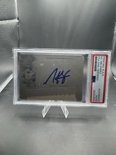 2017 Leaf Trinity MJ Melendez Rookie Auto Black Printing Plate PSA DNA 1/1