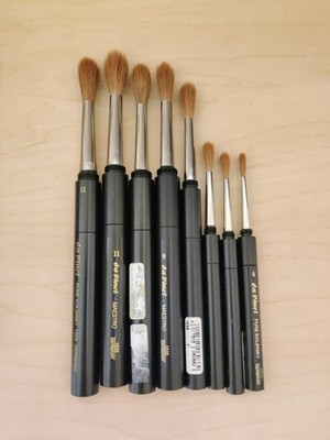 DaVinci Travel Sable Brushes - Set of 8 series 1503 and 1535