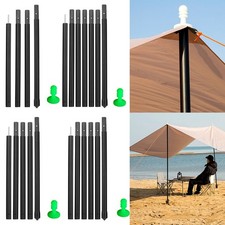 Carbon Fiber Canopy Poles for Camping Adjustable Support Rods for Tarp and Tent