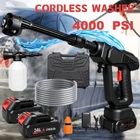 Electric High Pressure Water Spray Gun Cordless Car Washer Cleaner Tool Portable