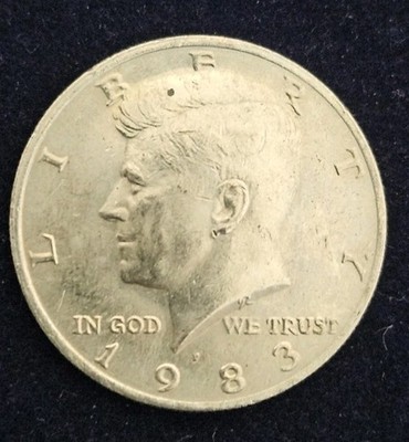 AU 1983-P 50C Kennedy Half Dollar