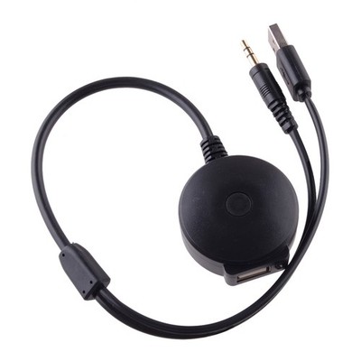 Wireless Bluetooth USB 3.5mm AUX Audio Adapter Cable Fit For BMW Mini Cooper pd