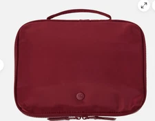 Samantha Brown Lightweight Mesh TECH Organizer Burgundy NWT