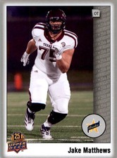 2014 Upper Deck 25th Anniversary #126 Jake Matthews - NM-MT