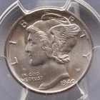 1940-S Mercury Dime PCGS MS66 FB CAC Graded Silver Coin US Rare