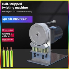 Mezza macchina elettrica strippatrice e torsione torcitrice e arrotolatrice
