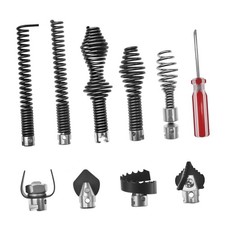 Set di 10 testine di taglio combinate per macchine per la pulizia degli