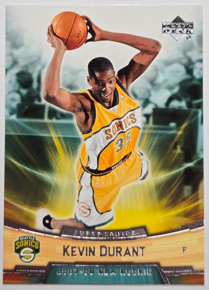 2007-08 UPPER DECK NBA ROOKIE BOX SET #11 KEVIN DURANT