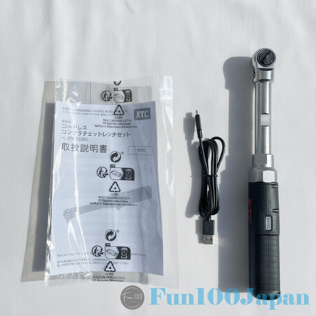 KTC Kyoto Machine Tool  JTRE330L 9.5sq Cordless Ratchet Wrench Set AUTH FROM JP